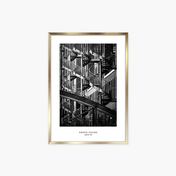 Rám na plagát FLORYDA AU, zlatý, 50x70 cm