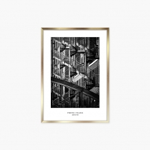 Rám na plagát FLORYDA AU, zlatý, 60x80 cm