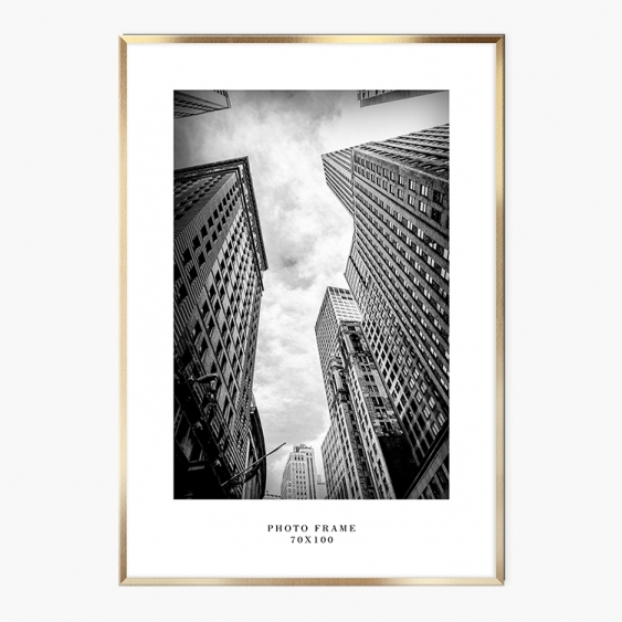 Rám na plagát FLORYDA AU, zlatý, 70x100 cm