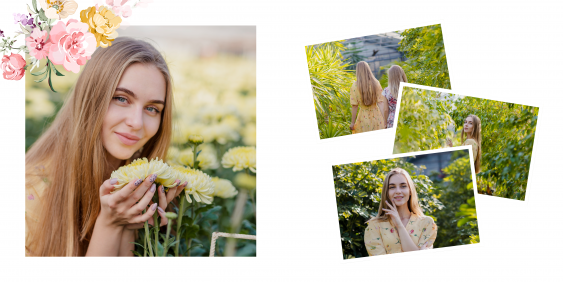 Flowers fotokniha, 20x20 cm
