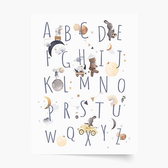 Plagát, Abeceda: Noc , 21x30