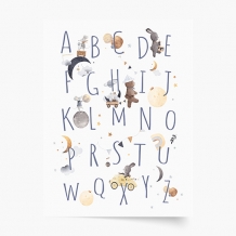 Plagát, Abeceda: Noc , 21x30