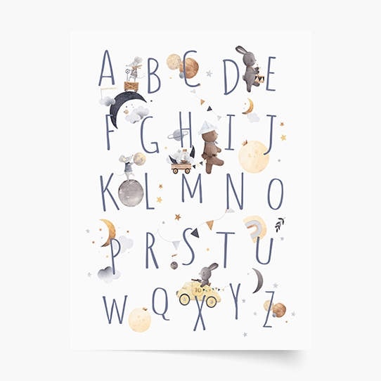 Plagát, Abeceda: Noc , 21x30