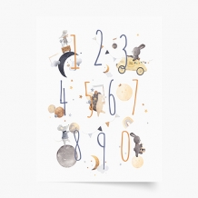 Plagát, Abeceda: Čísla , 21x30