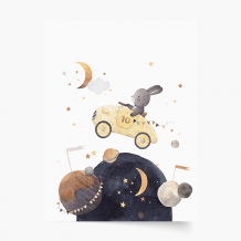 Plagát, Abeceda: Králik, 21x30