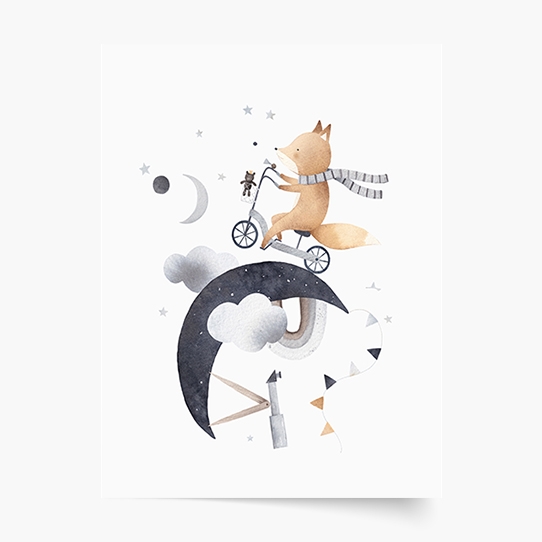 Plagát, Abeceda: Líška, 21x30