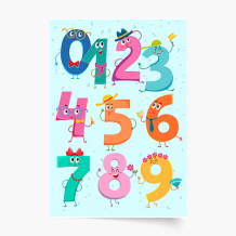 Plagát, Škola: Čísla, 21x30