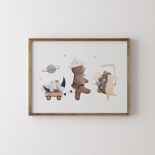 Plagát, Abeceda: Zvieratká, 30x21