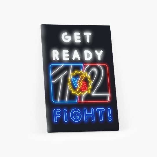 Obrazy, Gaming: Get ready... fight!, 50x70 cm