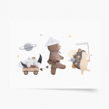 Plagát, Abeceda: Zvieratká, 30x21