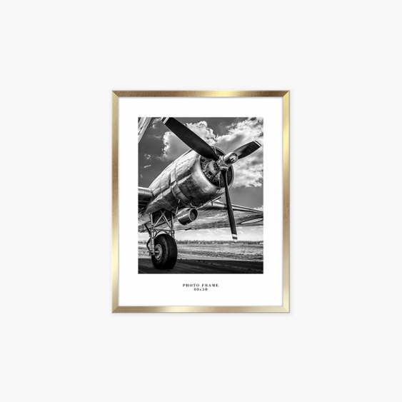 Rám na plagát FLORYDA AU, zlatý, 21x30 cm