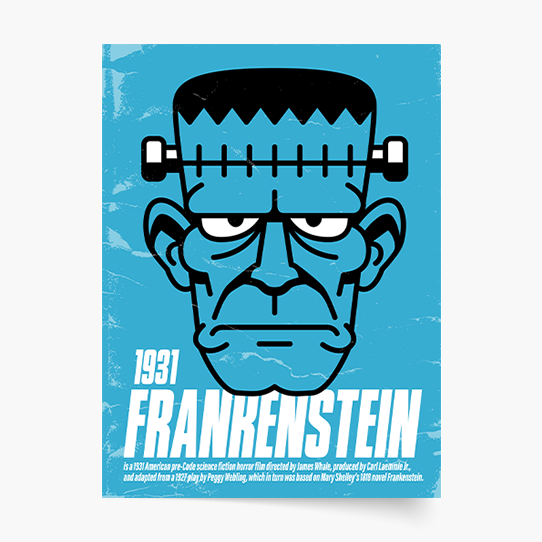 Plagát, Horror: Frankenstein, 21x30