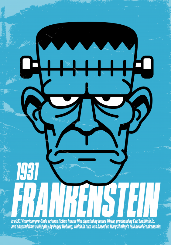 Plagát, Horror: Frankenstein, 30x40