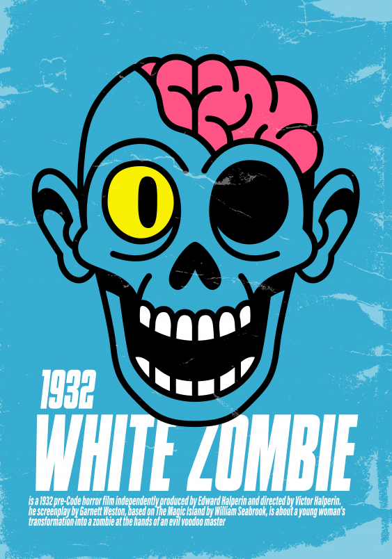 Plagát, Horror: White Zombie, 30x40