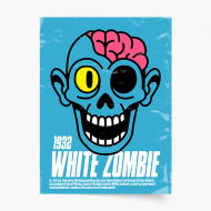 Plagát, Horror: White Zombie, 20x30 cm