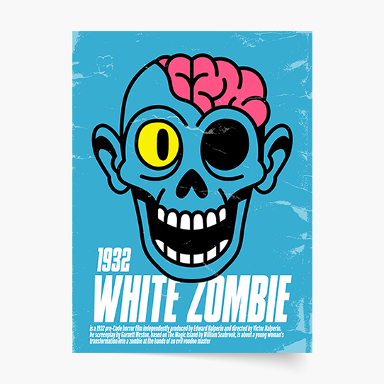 Plagát, Horror: White Zombie, 21x30