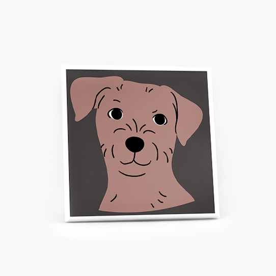 Obrazy, Pes IV, 50x50 cm