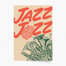 Plagát, Jazz Hudba, 21x30