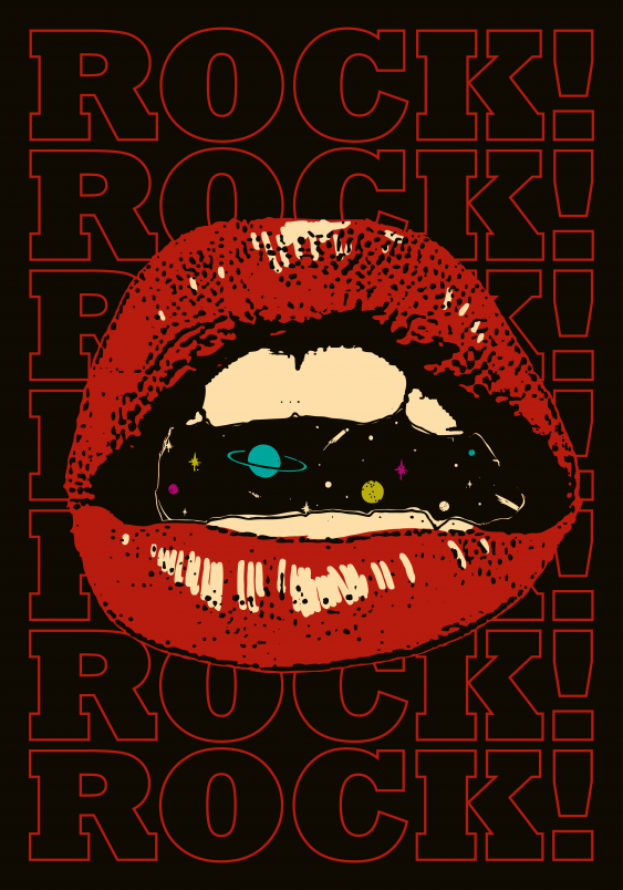 Plagát, Rocková hudba, 30x40