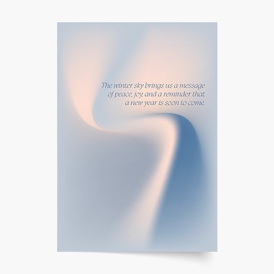 Plagát, Zima: Peace, 21x30