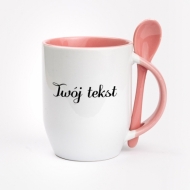 Hrnček s lyžičkou, Váš text