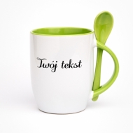 Hrnček s lyžičkou, Váš text