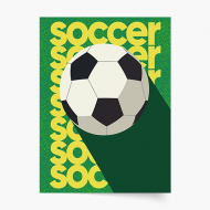 Plagát, Futbal: Soccer, 20x30 cm