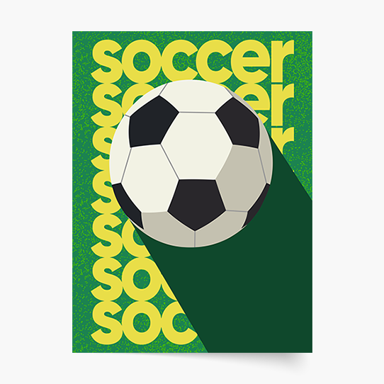Plagát, Futbal: Soccer, 21x30