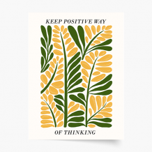 Plagát, Motivačný: Keep positive, 21x30