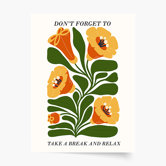 Plagát, Motivačný: Take a break, 21x30