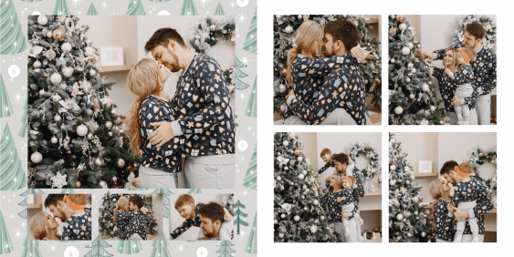 Čarovné Vianoce fotokniha, 20x20 cm