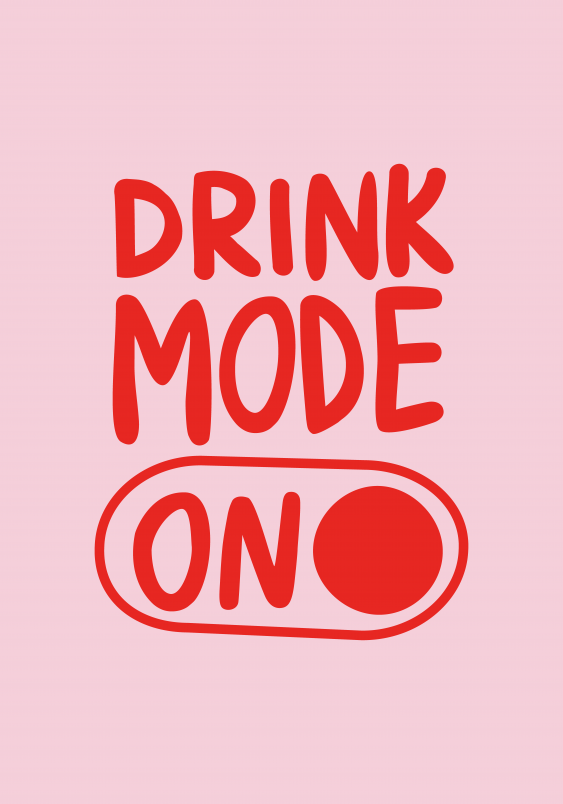 Plagát, Girl: Drink Mode, 30x40