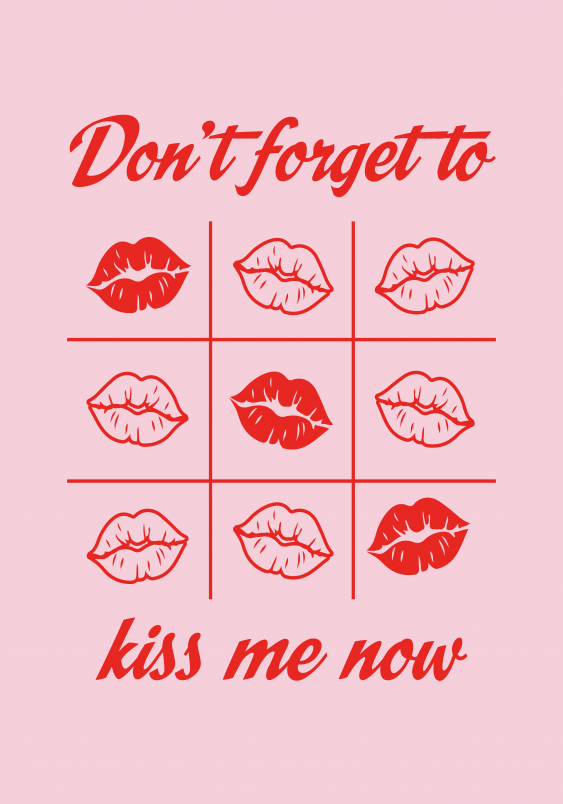 Plagát, Girl: Kiss, 30x40