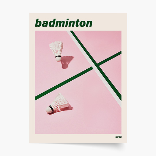 Plagát, Sport: Badminton II, 21x30