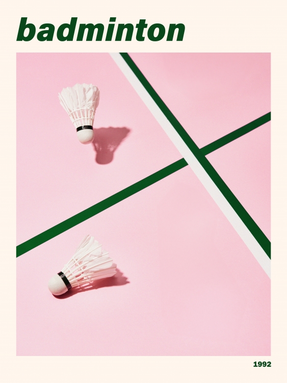 Plagát, Sport: Badminton II, 30x40