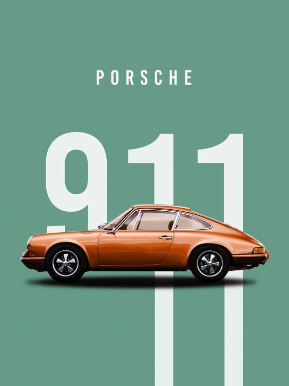 Plagát, Autá: Porsche 3, 30x40