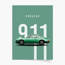 Plagát, Autá: Porsche 2, 21x30