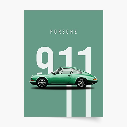 Plagát, Autá: Porsche 2, 21x30