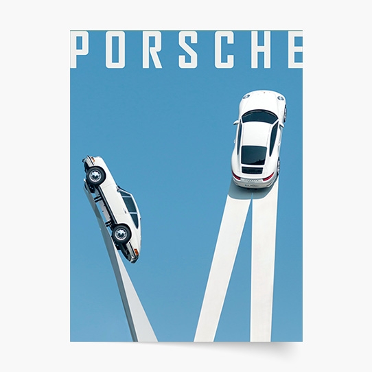 Plagát, Autá: Porsche 4, 21x30