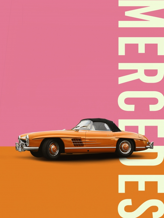 Plagát, Autá: Mercedes Benz, 30x40