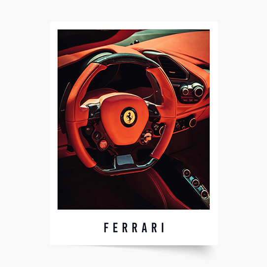 Plagát, Autá: Ferrari, 21x30