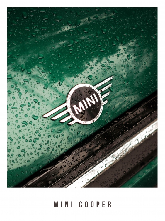 Plagát, Autá: Mini Cooper, 30x40
