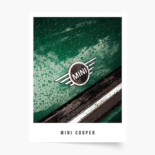 Plagát, Autá: Mini Cooper, 21x30