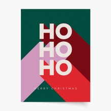 Plagát, HO HO HO, 21x30