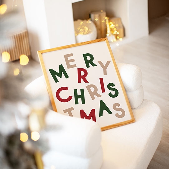 Plagát, Merry Christmas, 20x30
