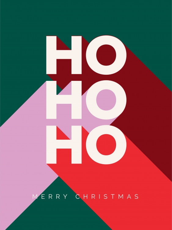 Plagát, HO HO HO, 30x40