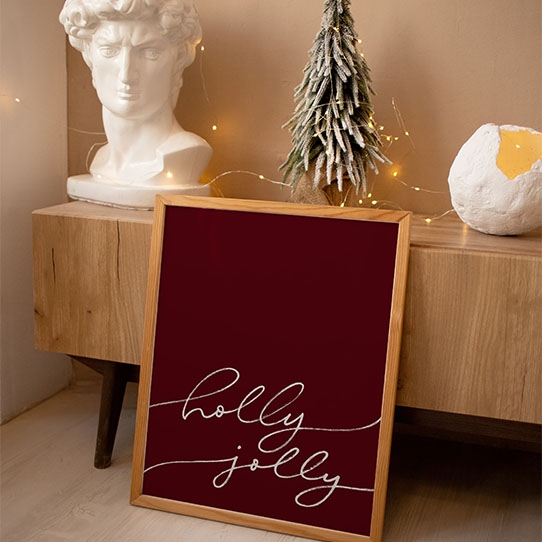 Plagát, Holly Jolly, 40x60