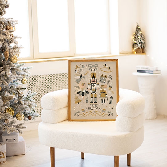 Plagát, Nutcracker beige, 50x70