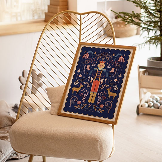 Plagát, Nutcracker blue, 50x70