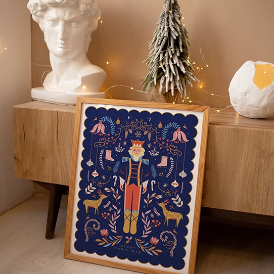 Plagát, Nutcracker blue, 50x70